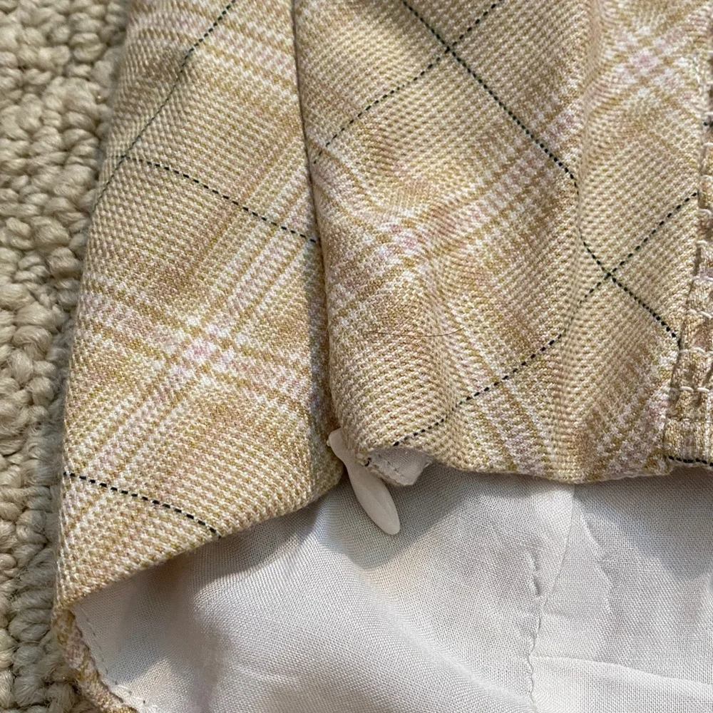 NWT Free People plaid tube top - Picture 5 of 5